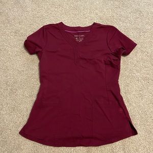 Purple Heart scrub tops (2)